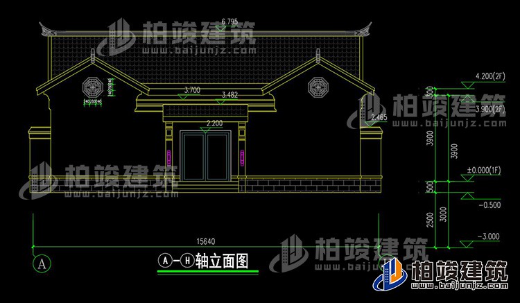 正立面图